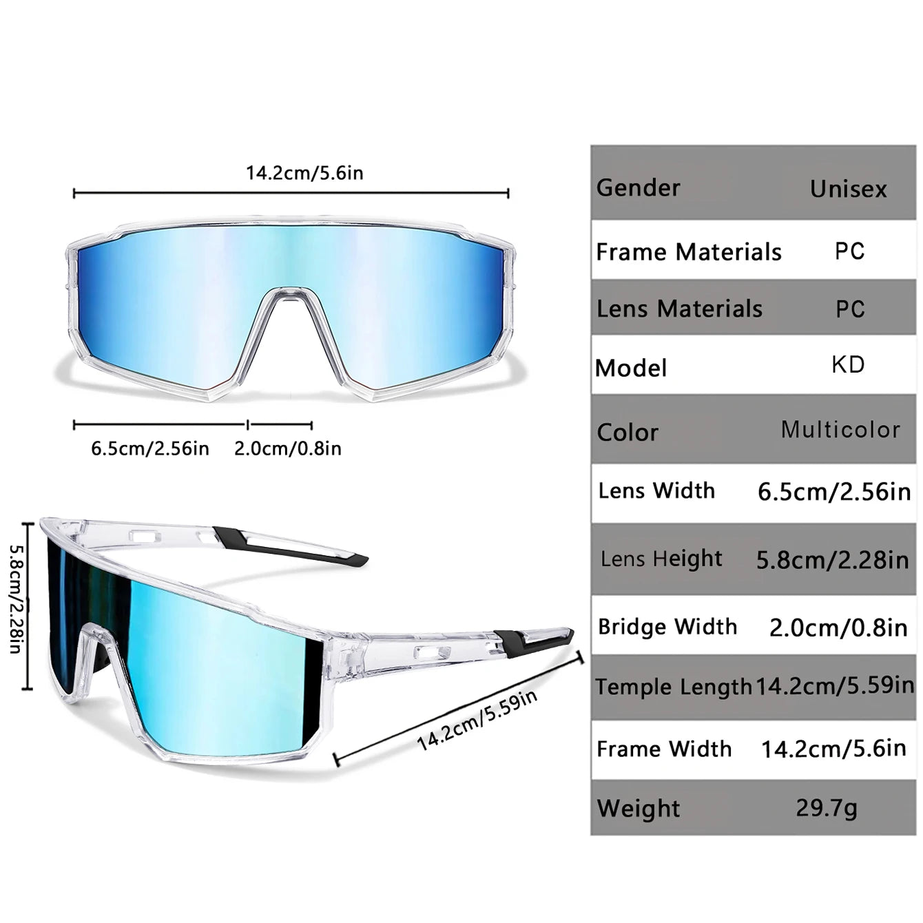 Polarized Fishing Sunglasses | UV Protection Outdoor Sports Eyewear for Fishing, Cycling & Running