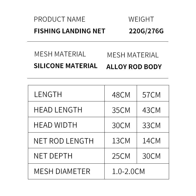 TAIYU Portable Fly Fishing Landing Net | Ultralight Aluminum Frame | Silicone Mesh | Hand Dip Net