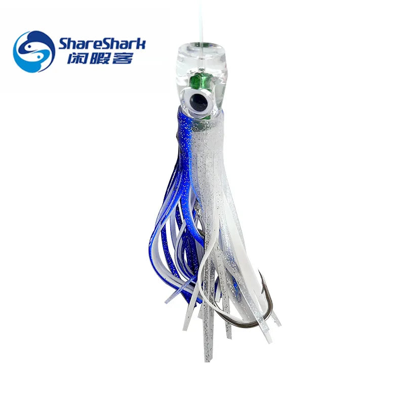 Offshore Skirted Trolling Lures (6-Pack) | Deep Sea Game Fishing Set for Marlin, Tuna, Mahi & Wahoo