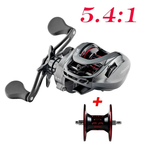 Saltwater Baitcasting Reel | 5.4:1 / 7.1:1 | 9BB Multiplier Reel with Spare Spool