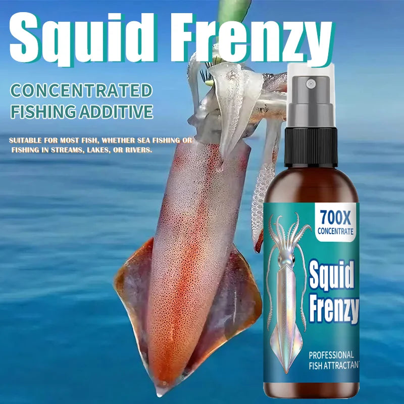 Squid Attractant Fishing Liquid | Multi-Effect Squid Scent | Professional Squid Fishing Additive