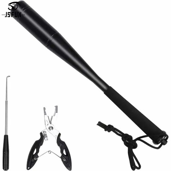 Aluminum Fish Bat | Detachable Head Fishing Priest | Lightweight Fish Dispatch Tool