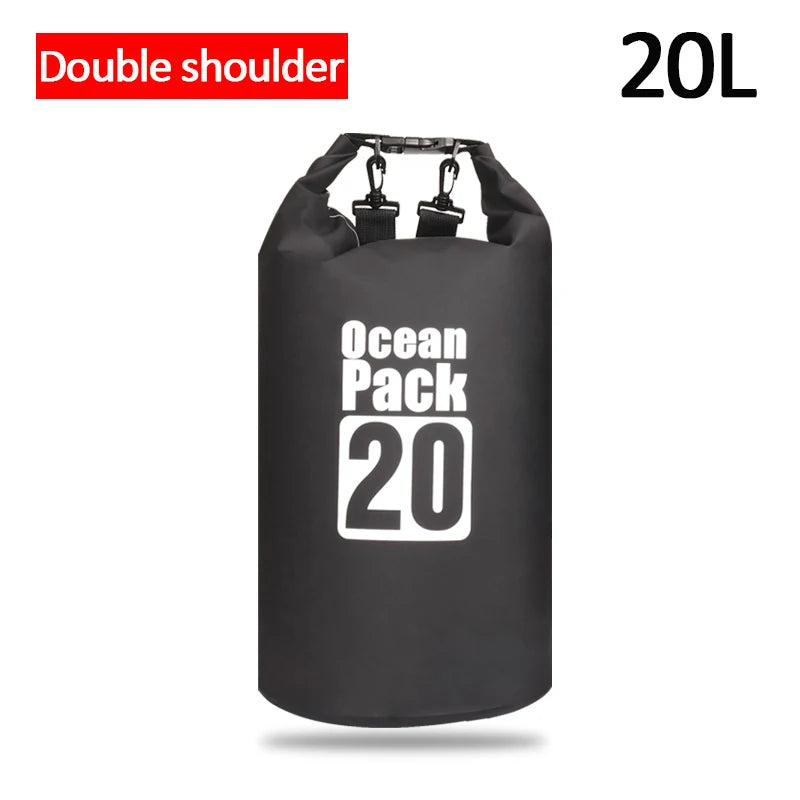 Waterproof Floating Dry Bag | 2L–30L | 500D | Fishing, Boating & Swimming