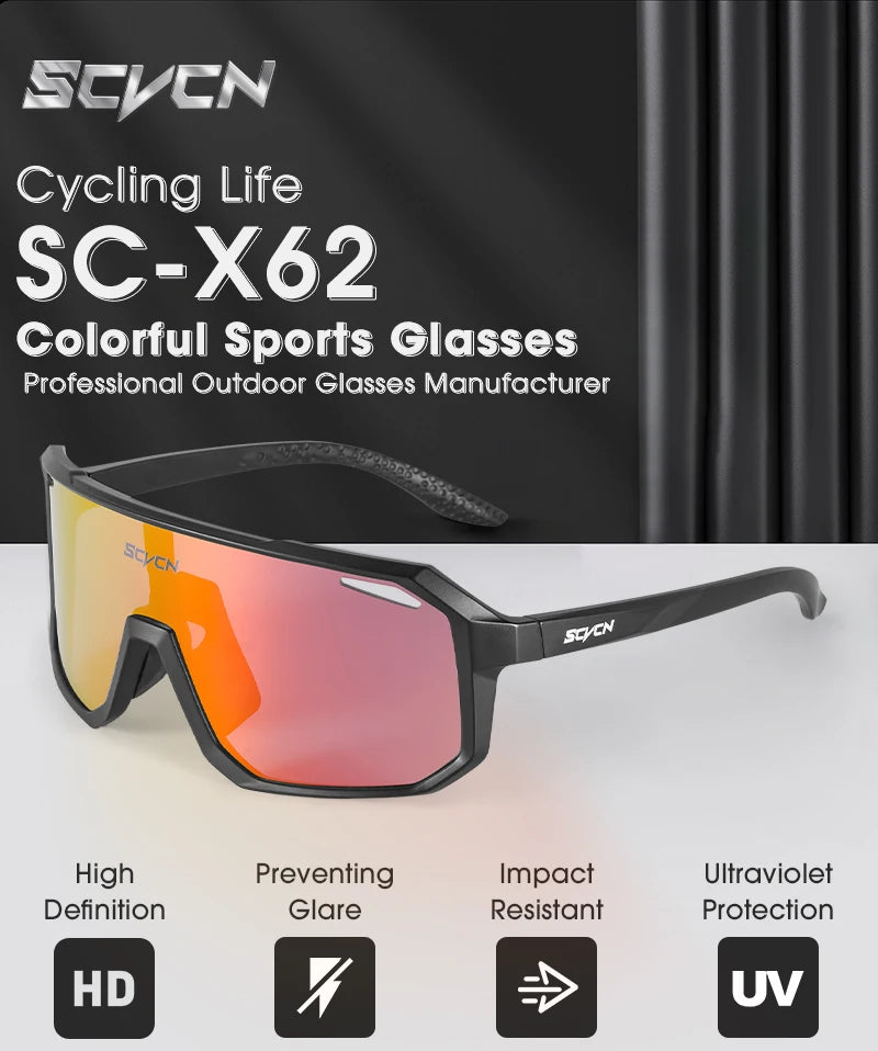 SCVCN Polarized Fishing & Cycling Sunglasses | UV400 Outdoor Sports Eyewear