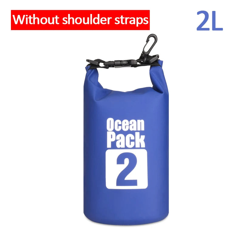 Waterproof Floating Dry Bag | 2L–30L | 500D | Fishing, Boating & Swimming