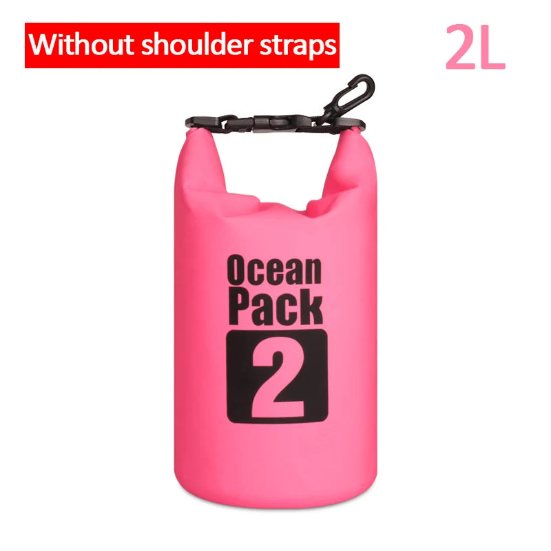 Waterproof Floating Dry Bag | 2L–30L | 500D | Fishing, Boating & Swimming