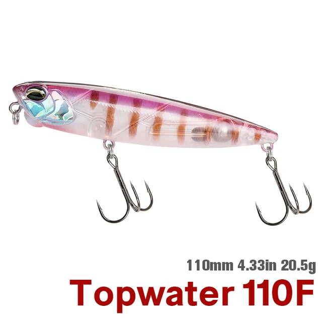 TSURINOYA DW58 Topwater Pencil Lure | 110mm 20.5g Floating Walk-the-Dog Stickbait
