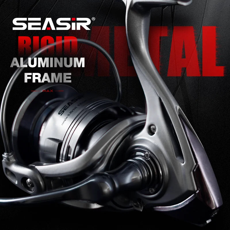Seasir Contra Max Spinning Reel | Full-Metal Body | 25KG Max Drag | 9+1 Bearings | Saltwater Power Reel