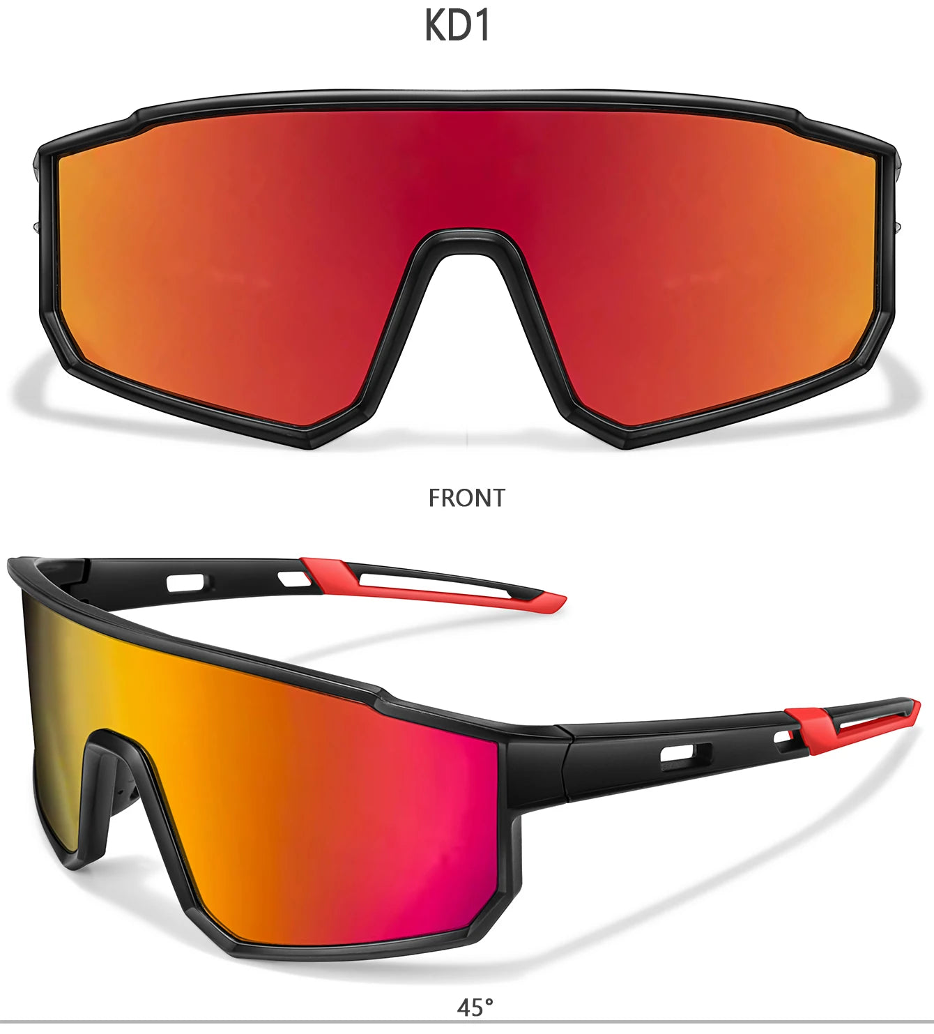 Polarized Fishing Sunglasses | UV Protection Outdoor Sports Eyewear for Fishing, Cycling & Running