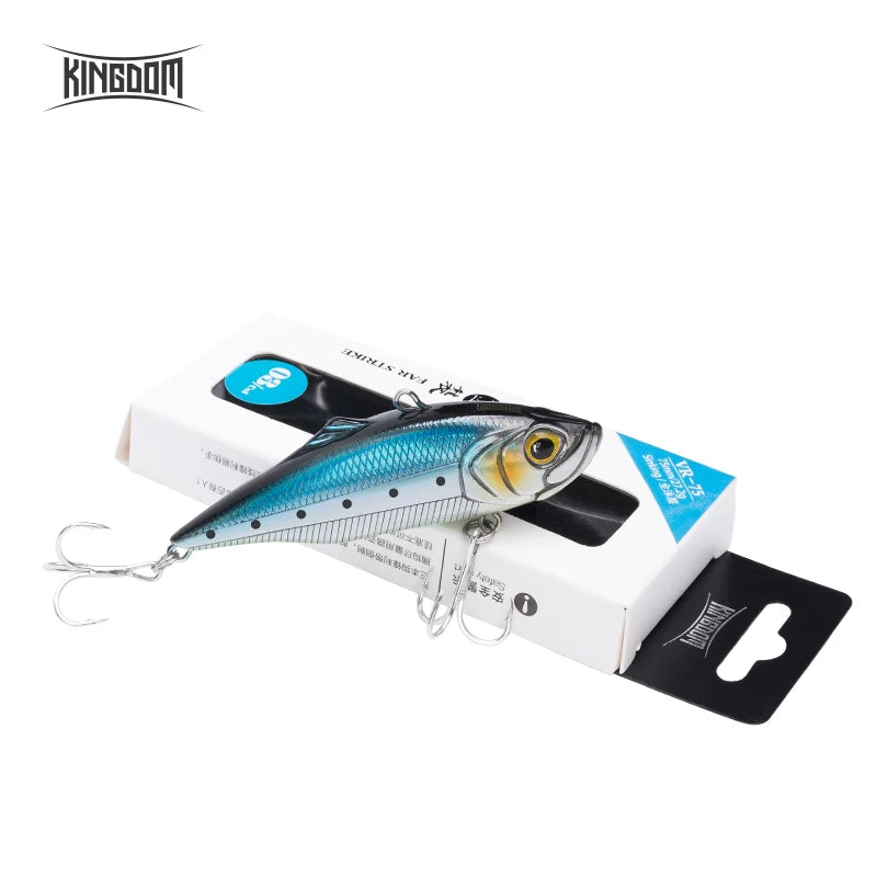 Kingdom Sinking VIB Lure | 10.9g–27.2g Vibration Blade Bait | Long Cast Hard Lure