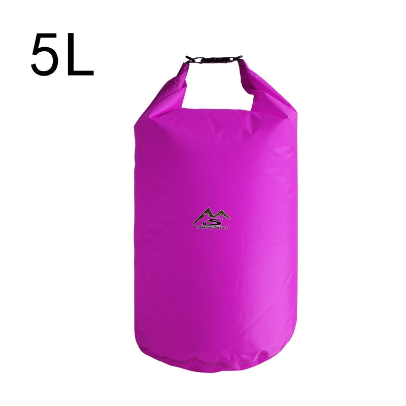 Heavy-Duty Waterproof Dry Bag | 5L–70L | Camping, Kayak & Fishing Use