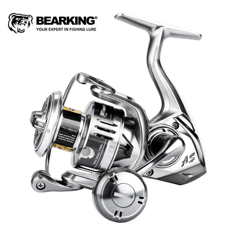 BEARKING Saltwater Spinning Reel | 9+1 Bearings | 5.2:1 Gear Ratio | 10–20kg Max Drag | Sizes 1000–6000