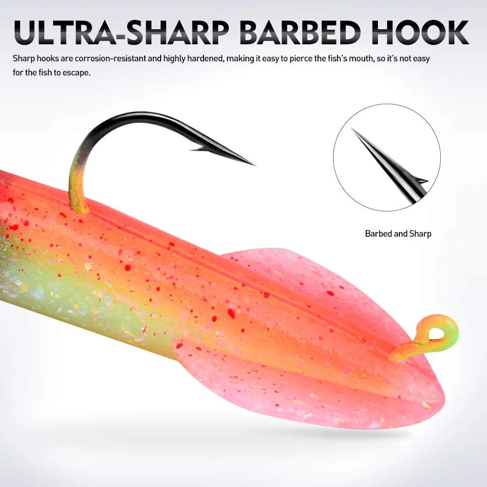 Proberos Luminous Squid Soft Jig | 35.5g / 47.2g | Heavy Lead Hook Swimbait