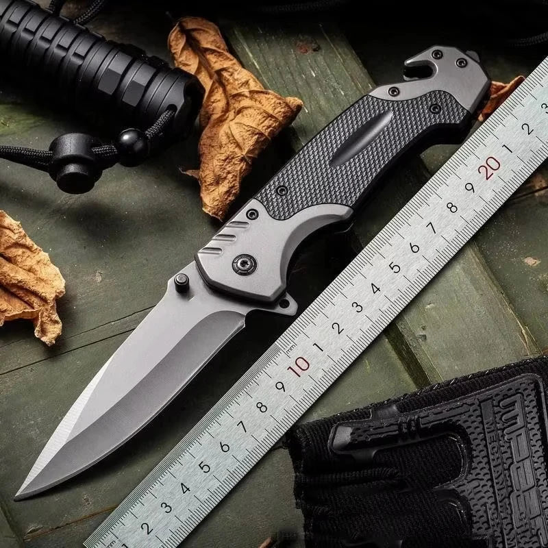 Folding Survival Knife | Stainless Steel Outdoor Knife