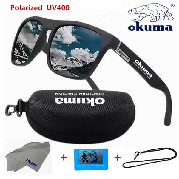 Okuma Polarized Sunglasses | UV400 Men & Women | Outdoor Fishing, Hunting, Cycling & Driving Eyewear | Optional Storage Box