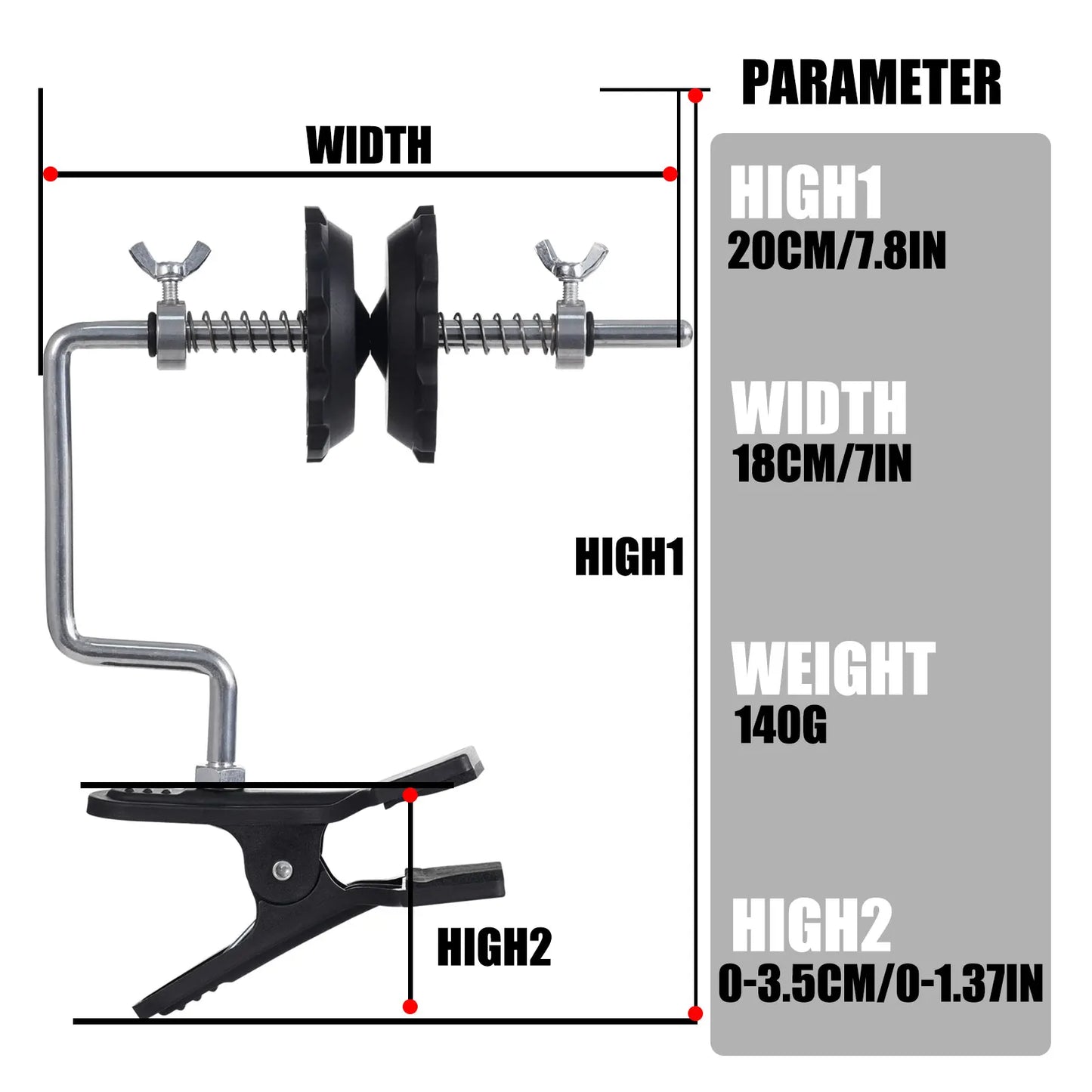 Fishing Line Spooler Tool – Tabletop Line Winder for Spinning & Baitcasting Reels