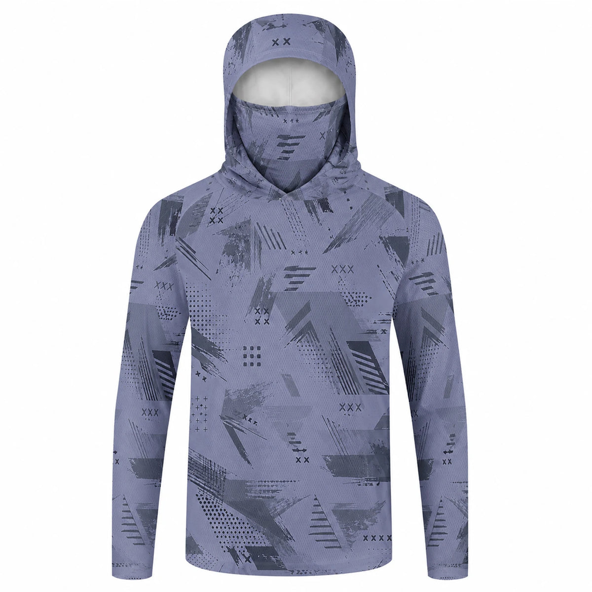 Men’s Hooded Long Sleeve Fishing Shirt | Lightweight UV Sun Protection Fishing Shirt