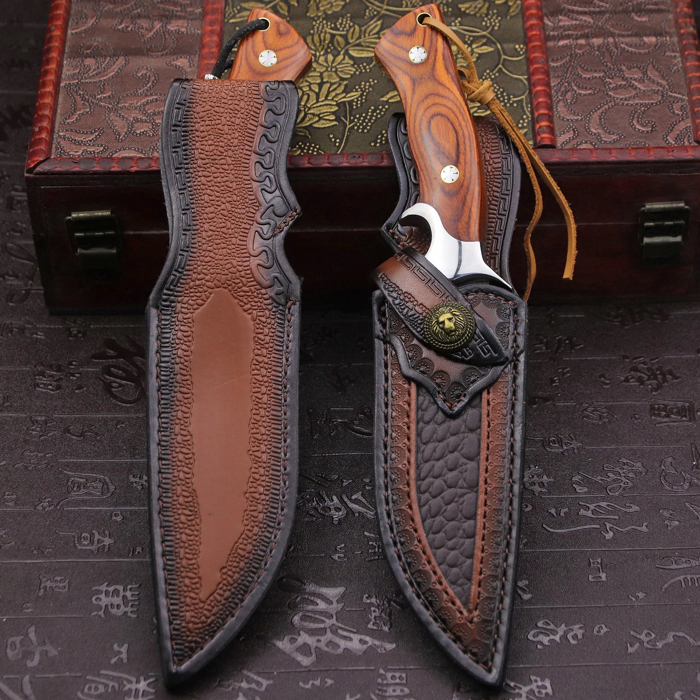 WPKOPYA440C Fixed Blade Knife | 440C Stainless Steel | Includes Sheath