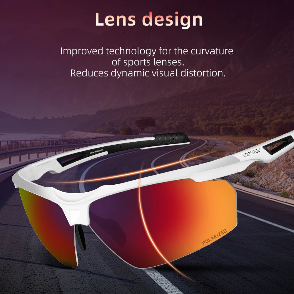Vozapow Polarized Sports Sunglasses | UV400 Cycling, Fishing & Outdoor Eyewear