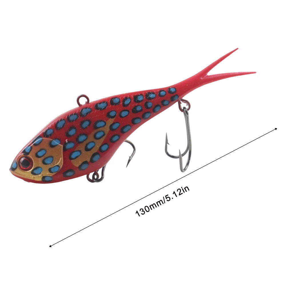 60g Paddle Tail VIB Soft Lure | 13cm Long Casting Leadhead Swimbait