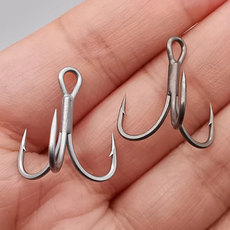 LUREHOLIC Treble Hooks | 3X / 4X Super Strong | Super Slide & Ultra Anti-Rust Coating | 8-Pack