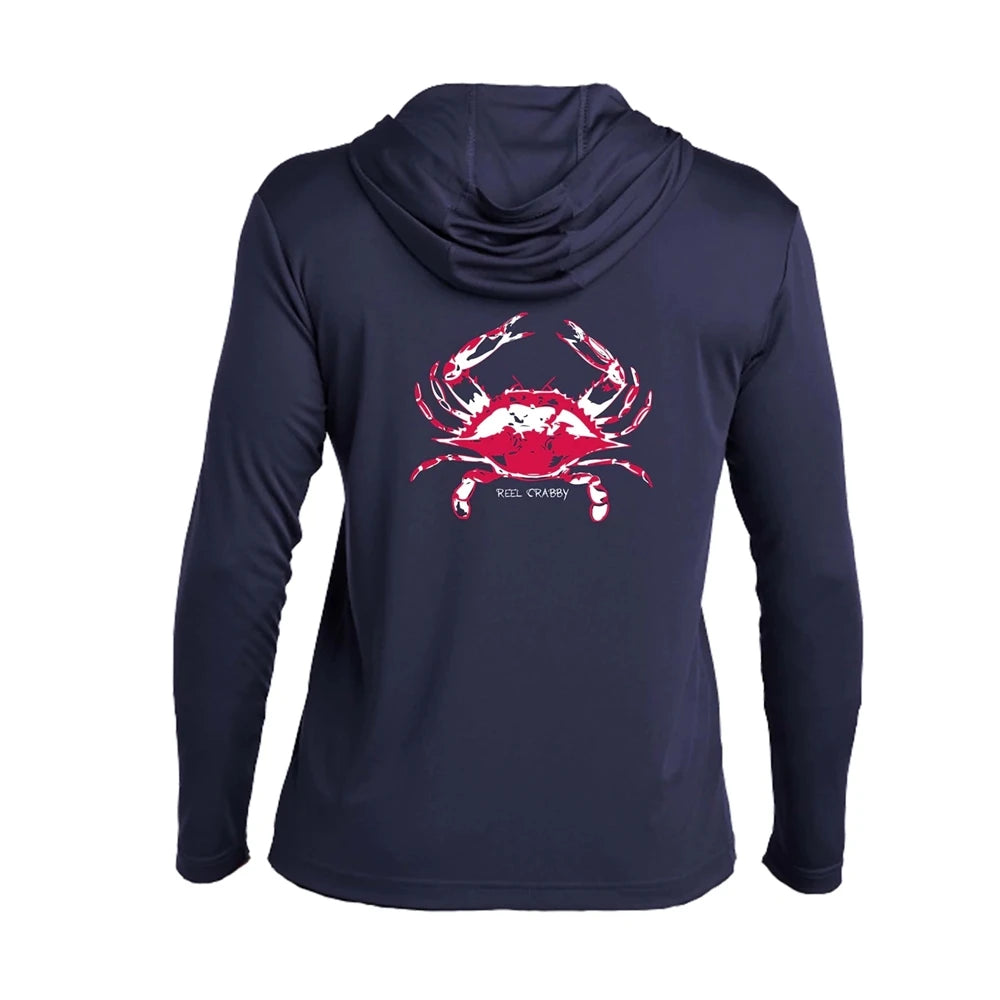 Men’s Long Sleeve Fishing Shirt with Hood | UPF50+ Outdoor Performance Top