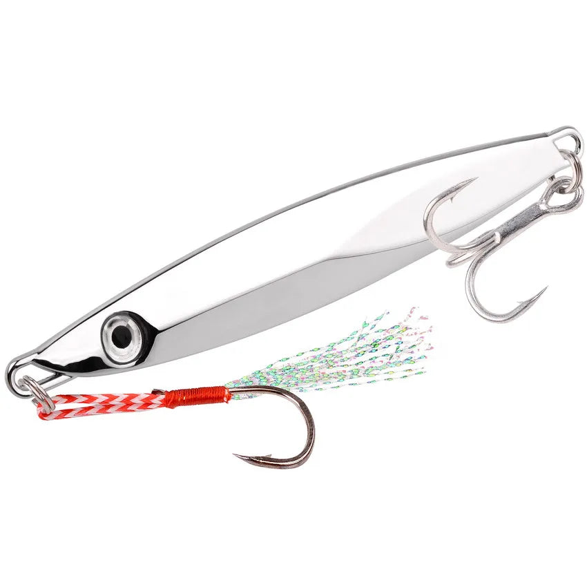 5-Piece Slow Jigging Lure Set – 60–100 g Metal Jigs (Saltwater Ready)