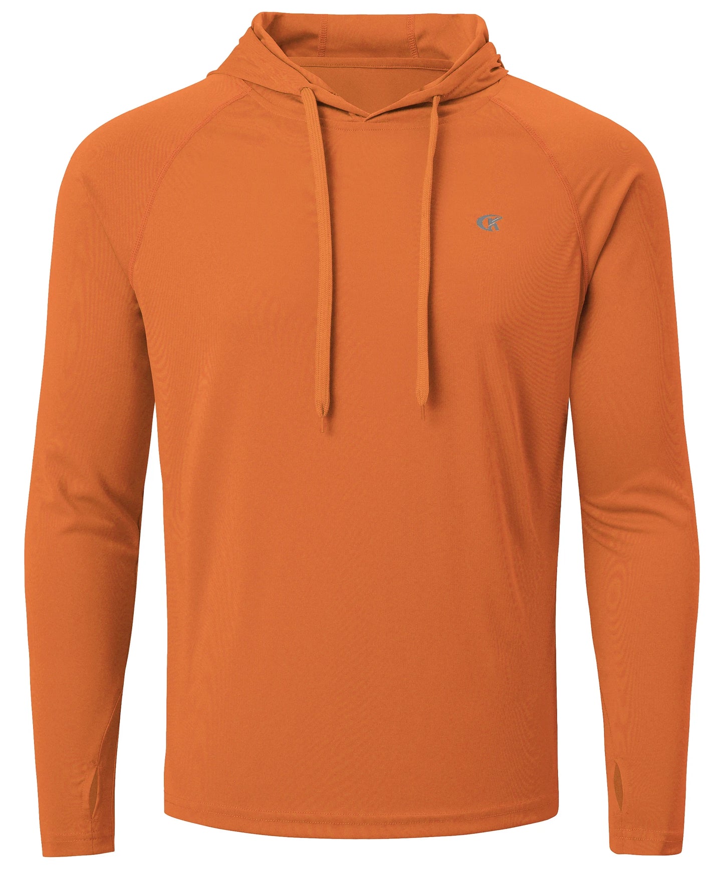 Men’s UPF 50+ Long Sleeve Hoodie Shirt | Quick-Dry Rash Guard | Lightweight Summer Outdoor Pullover