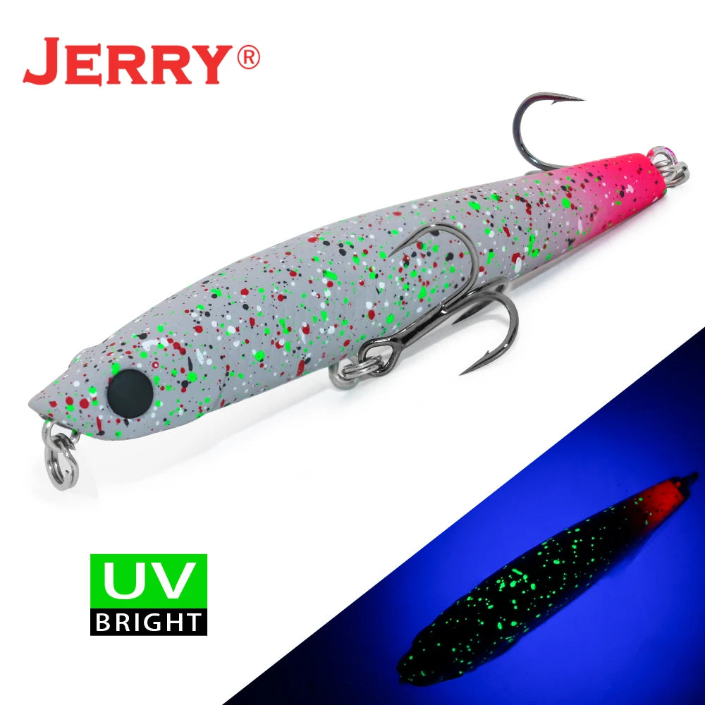 Jerry Blade Topwater Pencil Lure | Floating Stickbait | UV Coated Surface Hardbody | 55mm / 70mm