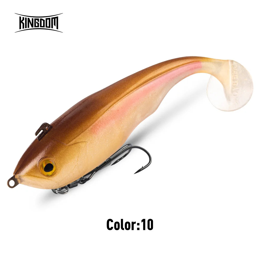Kingdom Tsunami Soft Swimbait | 170mm 55g Sinking T-Tail Soft Plastic Lure