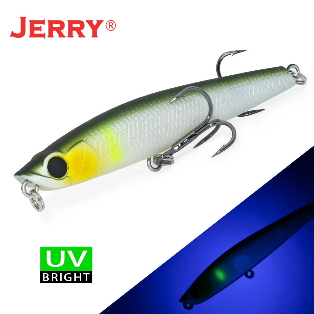 Jerry Blade Topwater Pencil Lure | Floating Stickbait | UV Coated Surface Hardbody | 55mm / 70mm