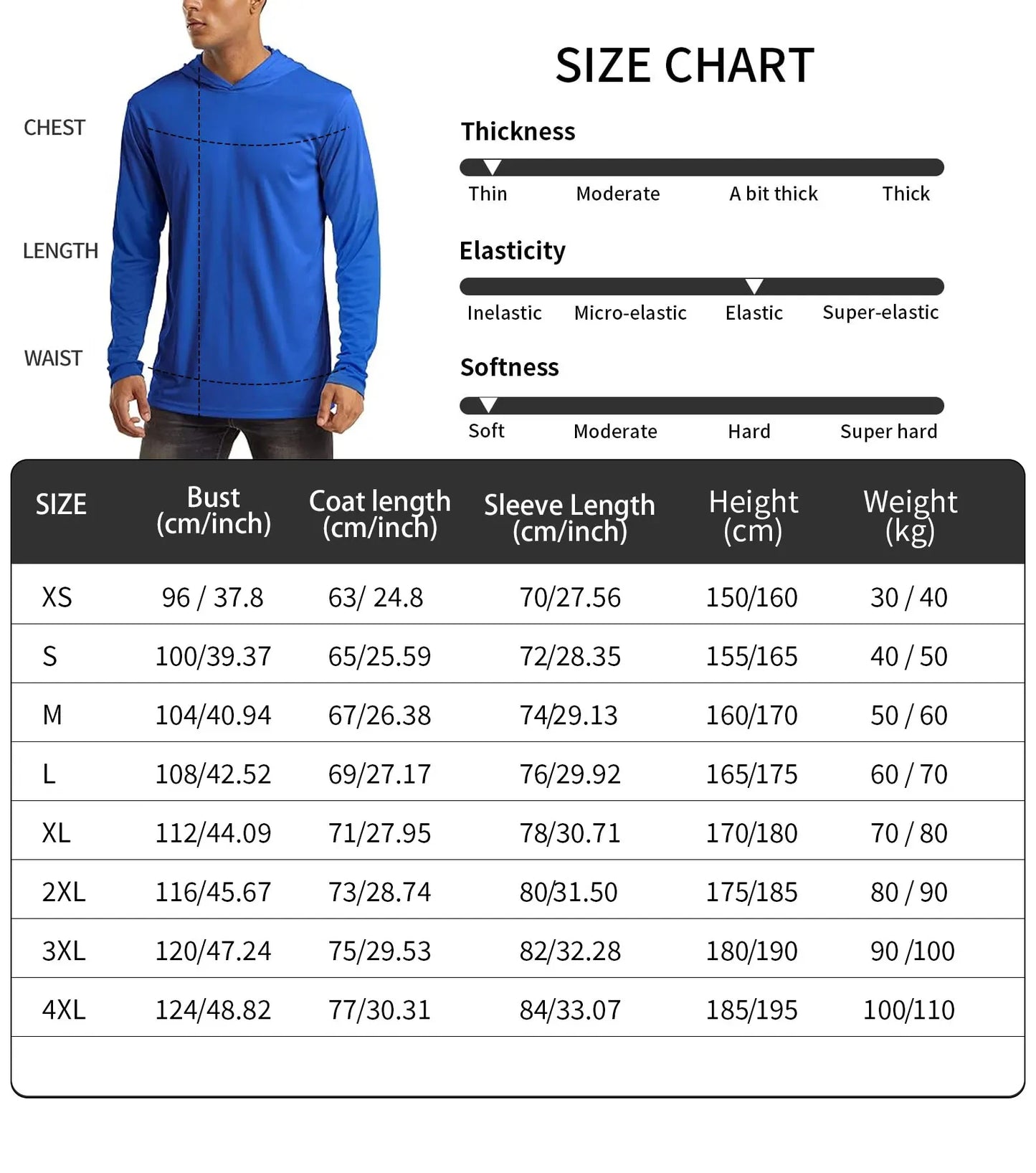 Men’s UPF50+ Fishing Hoodie | Quick-Dry Breathable Long Sleeve Fishing Shirt