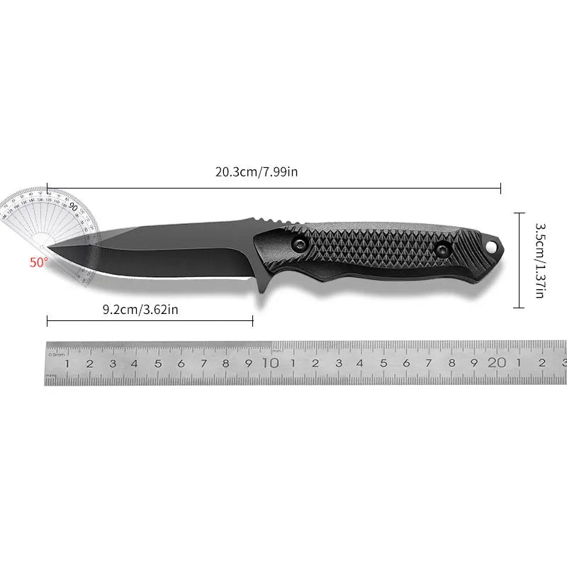 Compact Outdoor Utility Knife | Fixed Blade Mini Camping & Fishing Knife