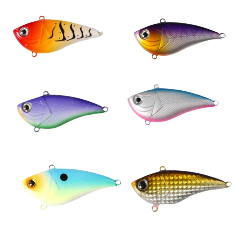 Wondersee 70mm VIB Lure | 15g Sinking Vibration Hardbody | Long Casting Blade Bait