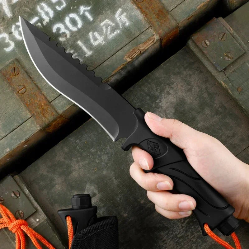 Fixed Blade Outdoor Knife | 5Cr15 Steel Blade | 20cm Overall Length