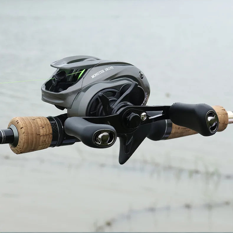 Mavllos DCPRO Saltwater Baitcasting Reel | 7.2:1 Ratio | 8kg Drag | 5+1 Bearings | 10-Magnet Brake System