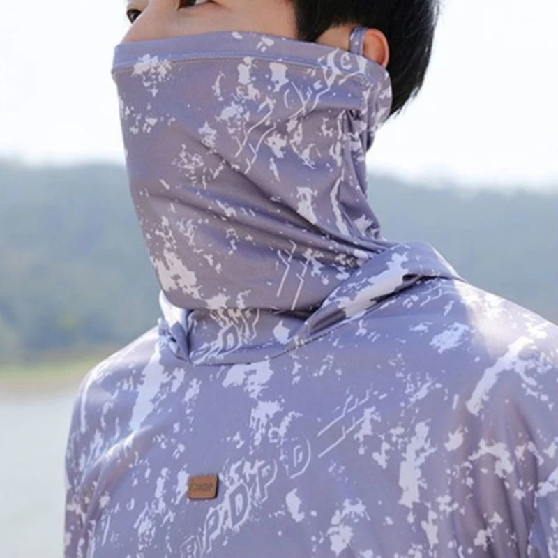 Men’s Long Sleeve Fishing Shirt with Hood | UPF50+ Outdoor Performance Top
