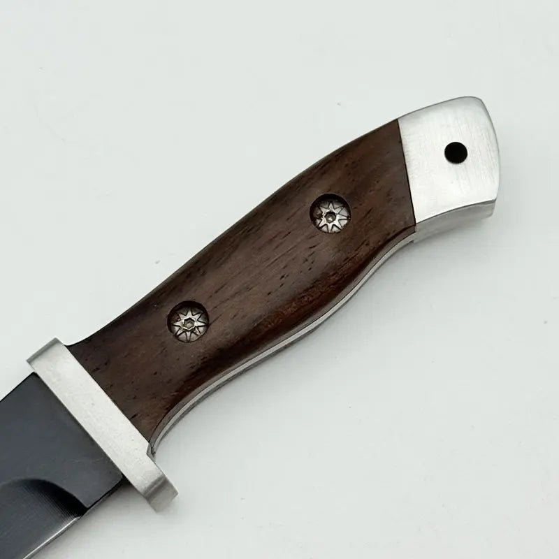 Pocket Knife | Steel Blade | Wooden Handle | 7.8-Inch