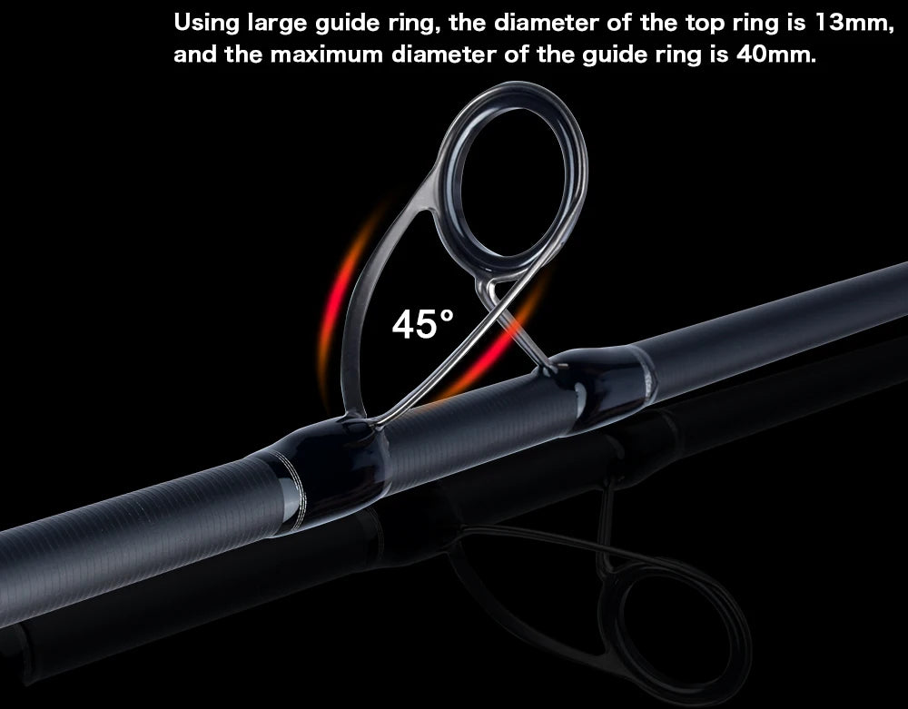 Surfcasting Fishing Rod 3.0–4.5 m – Shore Casting Carbon Rod (40–200 g Lure Weight)