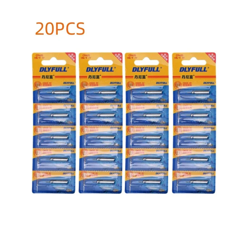 CR425 Luminous Batteries for Fishing Floats | 5–50pcs | Night Fishing Accessories