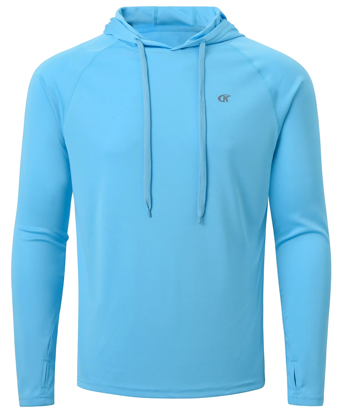 Men’s UPF 50+ Long Sleeve Hoodie Shirt | Quick-Dry Rash Guard | Lightweight Summer Outdoor Pullover