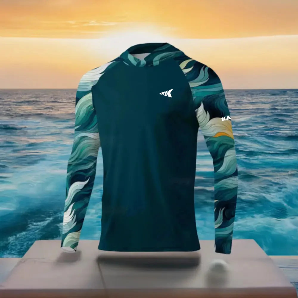 Quick-Dry Hooded Fishing Wear | Lightweight UPF50+ Outdoor Shirt