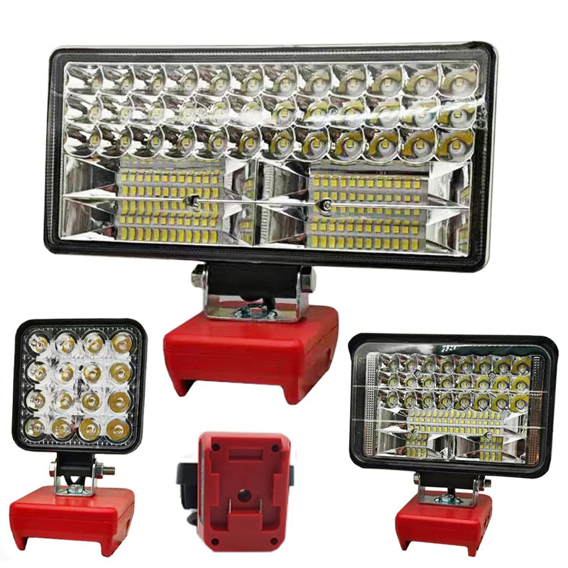 18V LED Work Light & Power Bank For Milwaukee  | USB Charging Torch | Jobsite & Fishing Light