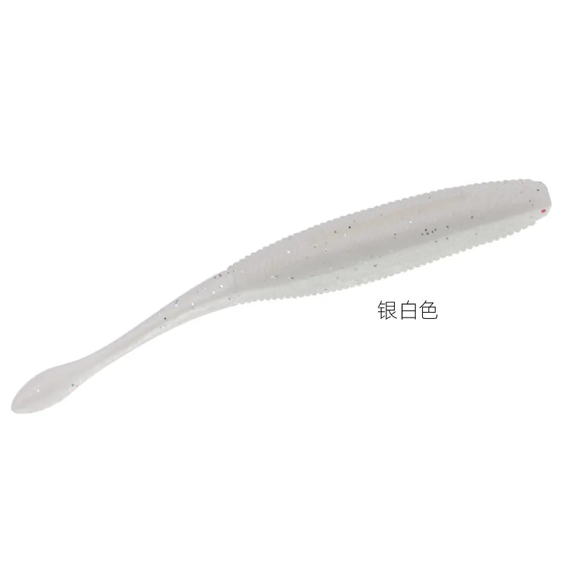 10pcs Stick Worm Soft Plastic Lures | 75mm / 90mm / 110mm Salted Straight Tail Soft Baits