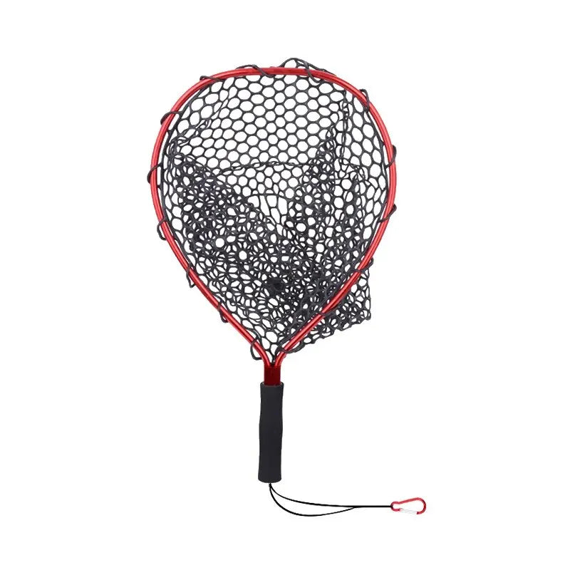 TAIYU Portable Fly Fishing Landing Net | Ultralight Aluminum Frame | Silicone Mesh | Hand Dip Net