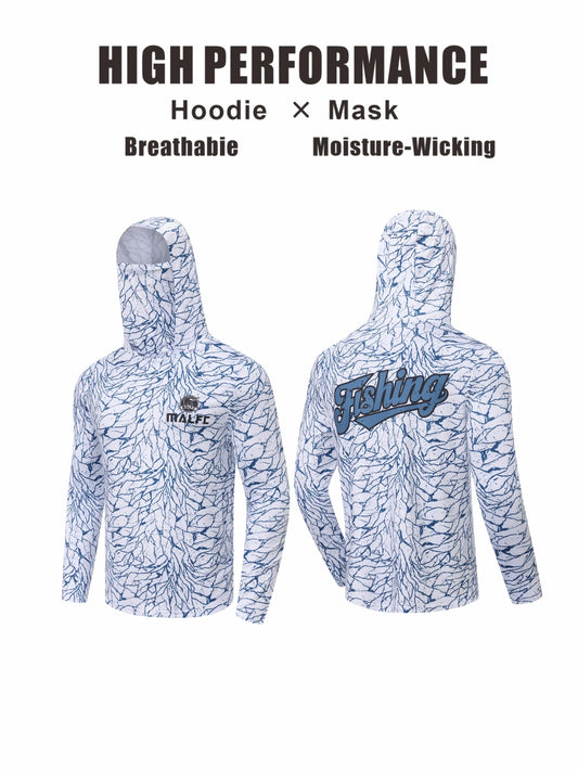 MALFC Hooded Fishing Shirt | UPF UV Protection | Long Sleeve Fishing Apparel