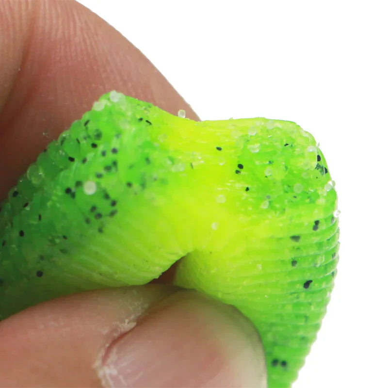 10pcs Stick Worm Soft Plastic Lures | 75mm / 90mm / 110mm Salted Straight Tail Soft Baits