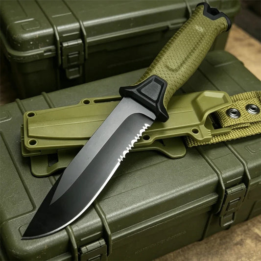 Fixed Blade Knife | 8Cr13Mov Steel | Ergonomic Handle | Includes Sheath