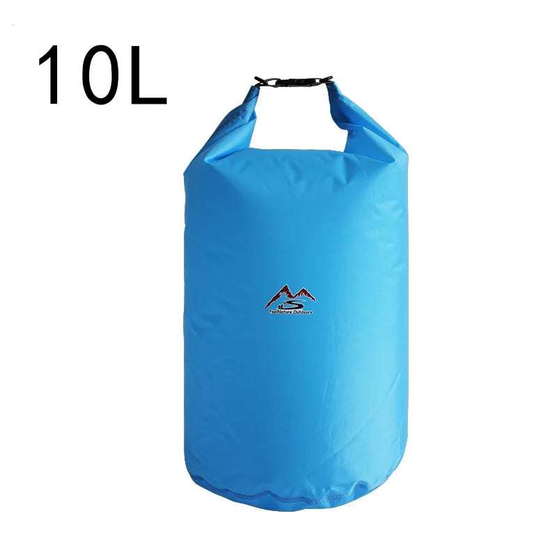 Heavy-Duty Waterproof Dry Bag | 5L–70L | Camping, Kayak & Fishing Use