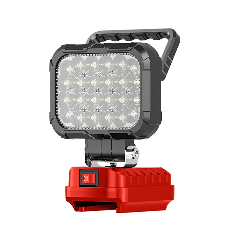 18V Battery LED Work Light For Milwaukee | Portable Jobsite & Fishing Lamp | Tool Battery Powered
